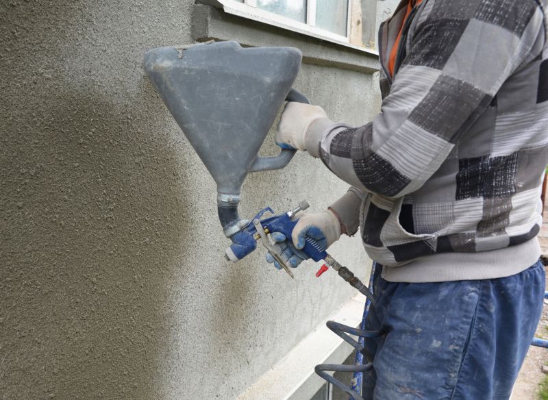 Spring Stucco Application